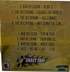 VGM Crazy Taxi Soundtrack Yellow Vinyl Record Offspring Sealed not moonshake