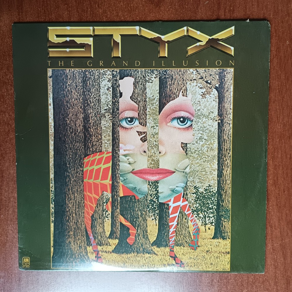 Styx – The Grand Illusion [1977] Vinyl LP Prog Rock Hard Rock A&M Records US