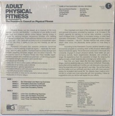 ADULT PHYSICAL FITNESS 1981 SEALED LP Jazz-Rock 80s Spoken Word Exercise Routine