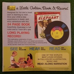 The Saggy Baggy Elephant Book and Record, (SS), 33 1/3 RPM, 7 in., #201, 1976