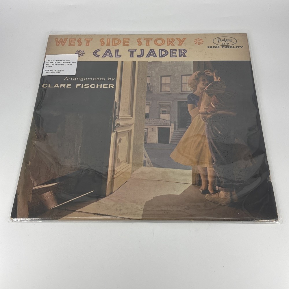 Cal Tjader West Side Story Lp 1960 Original RED Vinyl Ultrasonic Clean VG/VG