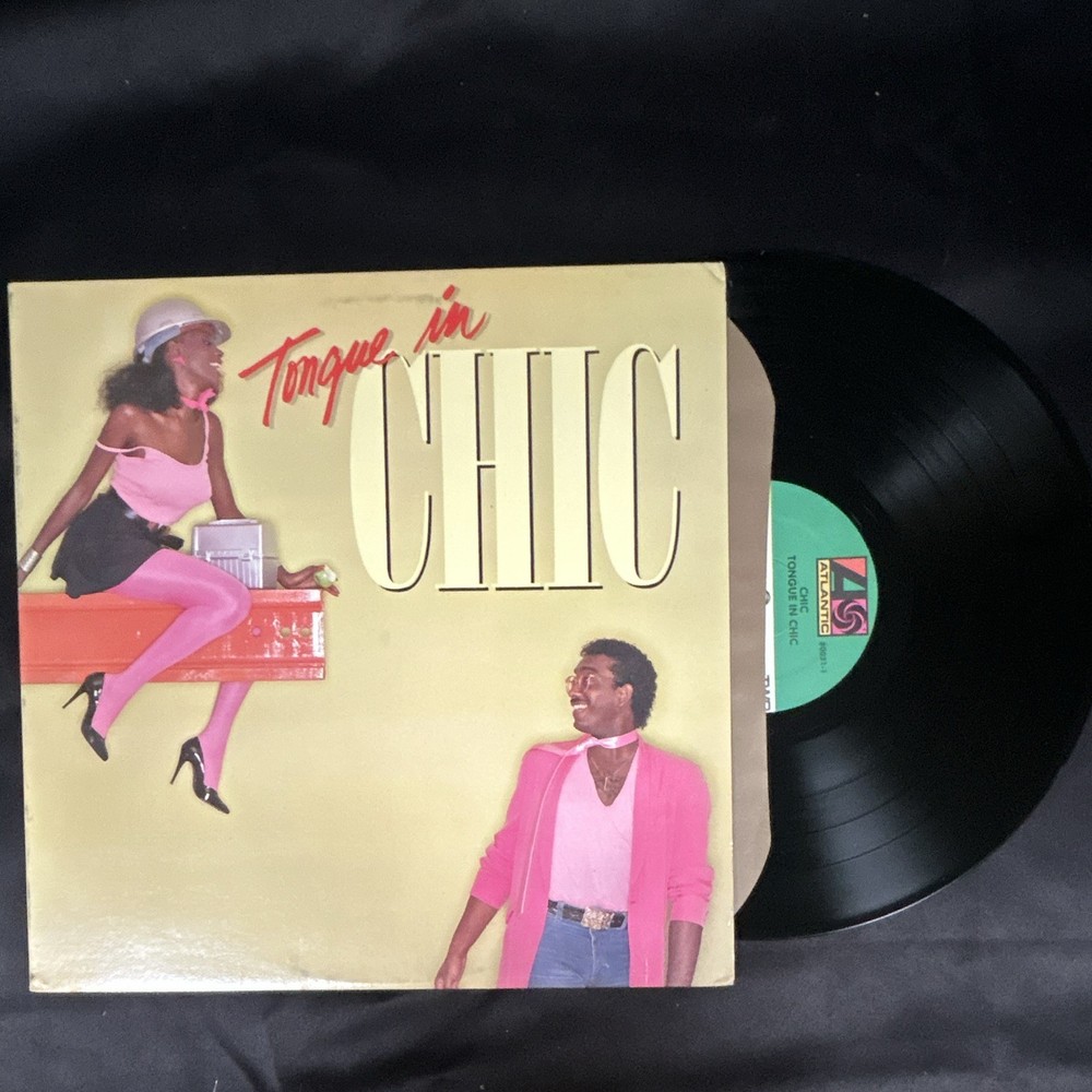 Chic Tongue in Chic Atlantic 12″ Black Vinyl LP Record Cardboard Sleeve