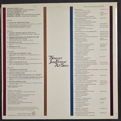 The Newport Jazz Festival All-Stars 2 LP set 1985 Concord Jazz CJ-260 Promo VG