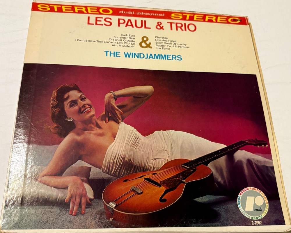 Les Paul & Trio and The Windjammers 1963 Rondo RS-2002 Stereo Jazz VG+