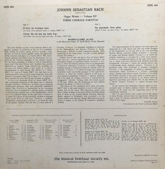 Johann Sebastian Bach, Marie-Claire Alain, The Organ Works Of Johann Sebastian B