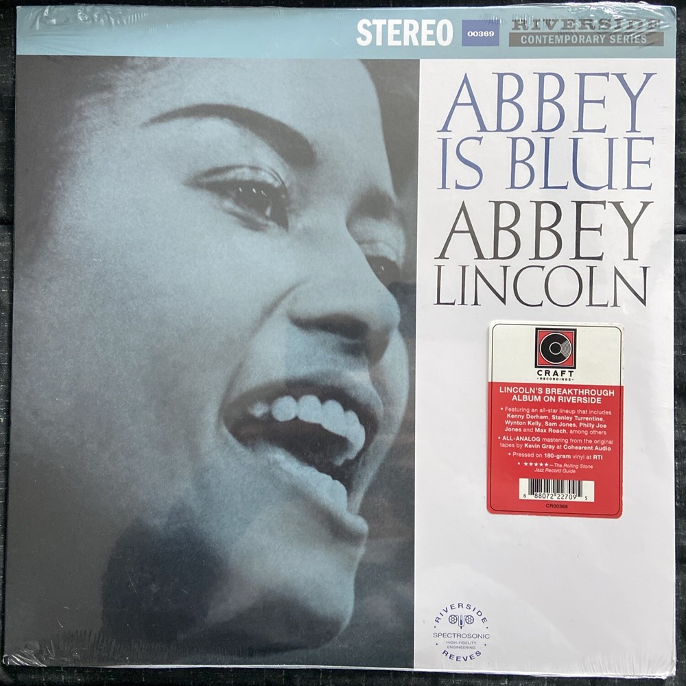Abbey Lincoln Abbey Is Blue (LP, 2020 Reissue) 180g NEW Factory Sealed