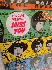 Rolling Stones Some Girls SEALED original Cover W/ Hype Banned Vinyl Record