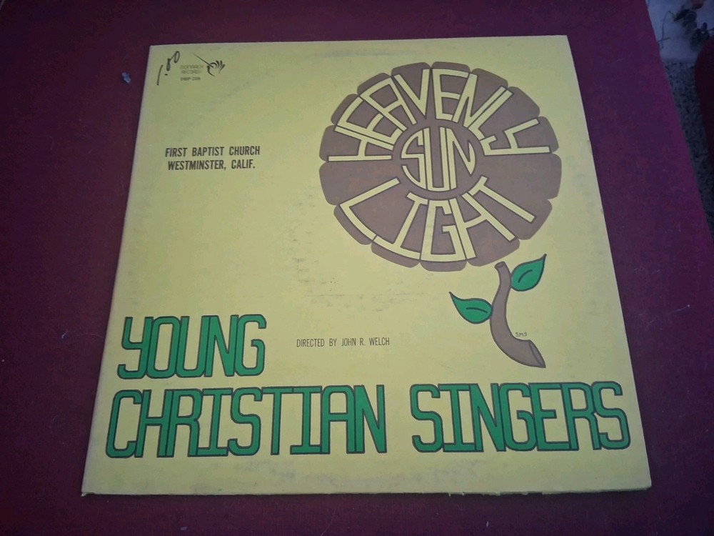 Young Christian Singers YCS Heavenly Sun Light Westminster CA Vinyl LP