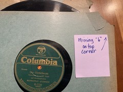 78 Rpm RCA Album. 10 Pages, some loose. 5 Records. Various Labels. Vintage.