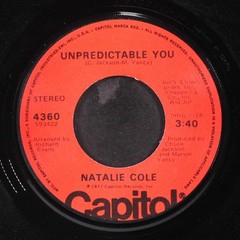 NATALIE COLE: i’ve got love on my mind / unpredictable you CAPITOL 7″ Single