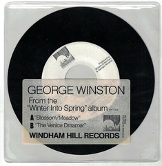 1982 GEORGE WINSTON BLOSSOM/MEADOW & VENICE DREAMER WINDHAM HILL PROMO 45 NM