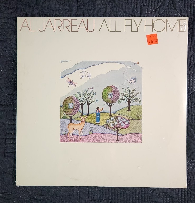 New AL JARREAU, All Fly Home USA Original No Barcode Factory Sealed Vinyl LP