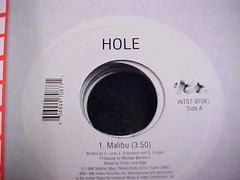 HOLE 45 Geffen 1990’s ROCK Malibu UNPLAYED NOS OLD STORE STOCK Jukebox Strip