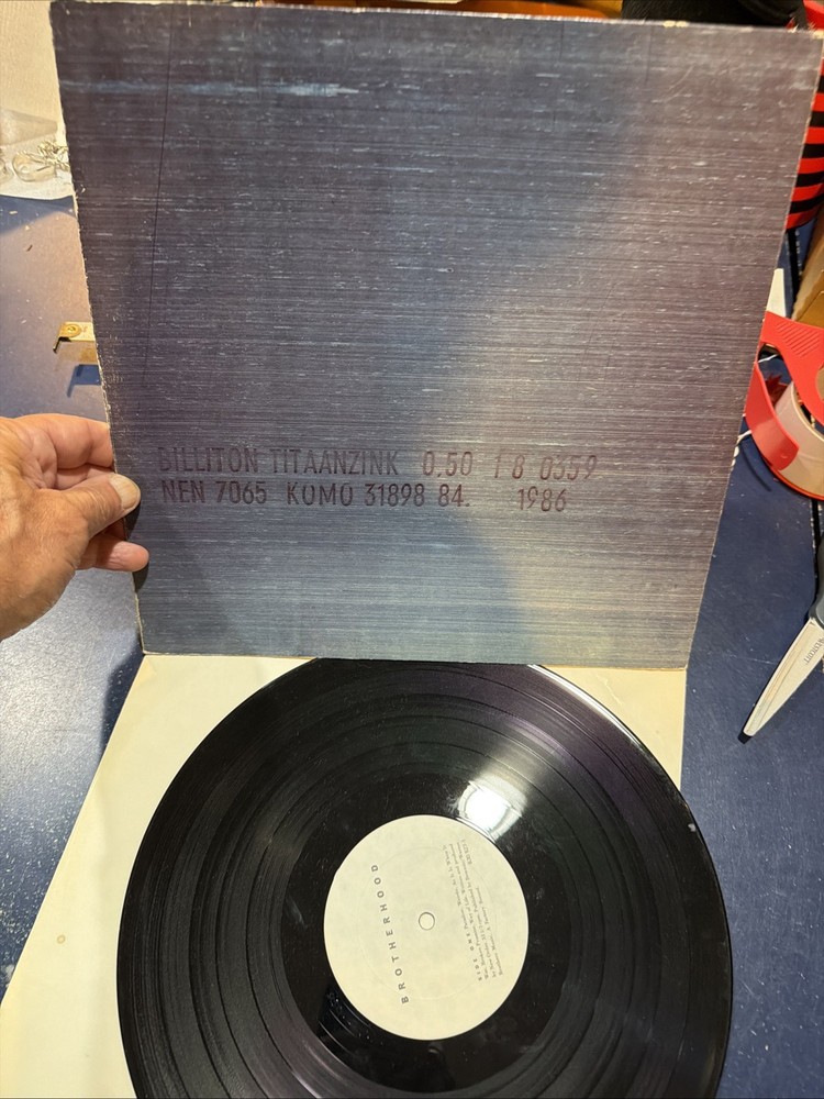 New Order – Brotherhood, 1986 830527 Canada Press LP – Love Triangle+ EX