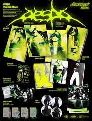 AESPA LEMONADE 2nd Album ACID Ver./CD+Photo Book+2 Card+Poster+GIFT OFFICIAL