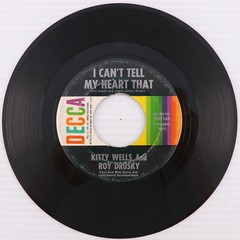 Kitty Wells And Roy Drusky – I Can’t Tell My Heart That – 45 rpm Record 9-31164