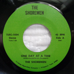 The Shoremen One Day At A Time/When He Reached Down His Hand For Me 45, RARE, NM