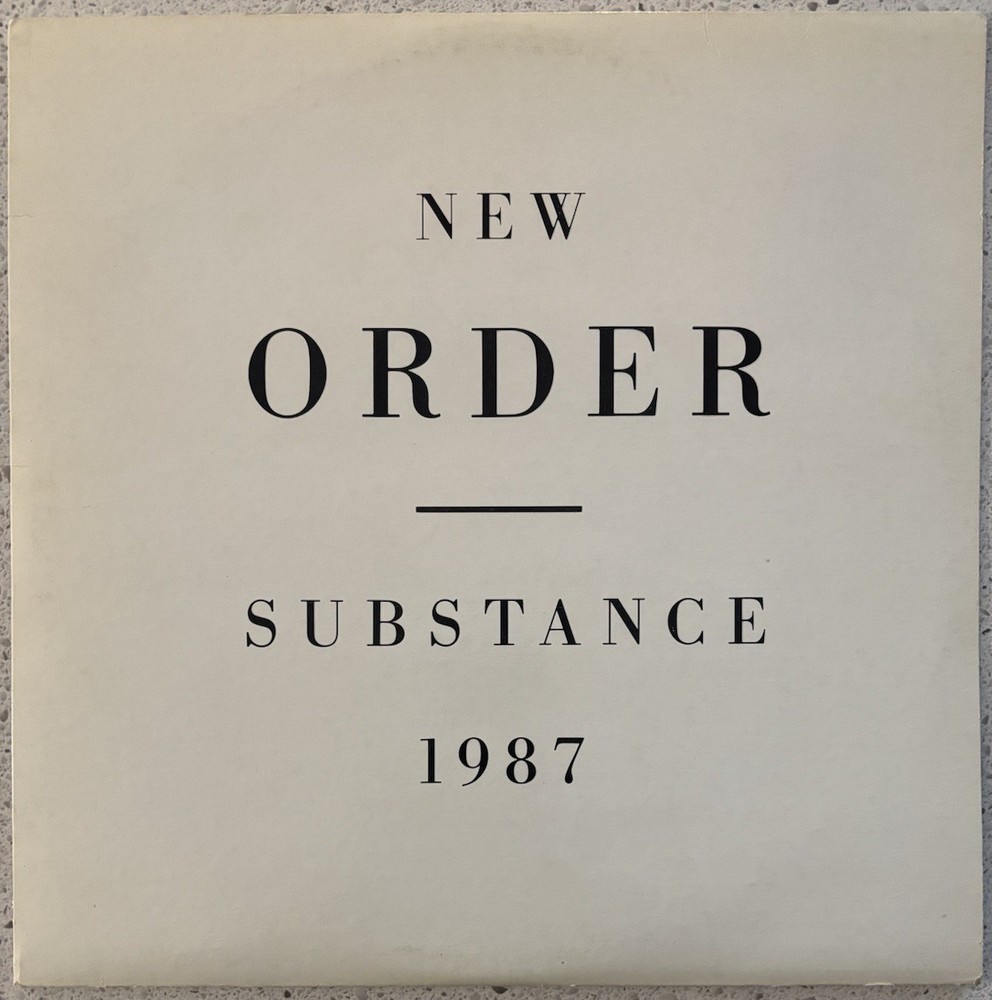 New Order Substance 1987 Vinyl 2-LPs Factory Records 832 616-1
