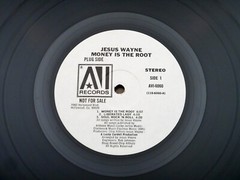 Jesus Wayne ‎♫ Money is the Root ♫ Rare 1979 AVI Records Promo Vinyl LP