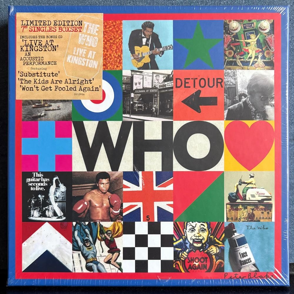 THE WHO LIVE AT KINGSTON~SEALED LIMITED EDITION 7-INCH SINGLES BOX SET~BONUS CD