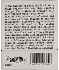Sex Pistols – Spunk The Demos 1976-1977 | Radiation Reissues LP