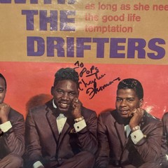 The Drifters–The Good Life With The Drifters ATL-8103 LP G Vinyl-signed C.Thomas