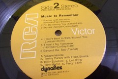 Music to Remember – Great Songs of 30s, 40s Vinyl RCA PRS-400, XLNT