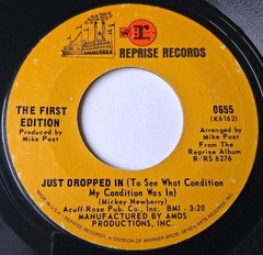 The First Edition- Just Dropped In (To See What Condition…) Repress 45 Reprise
