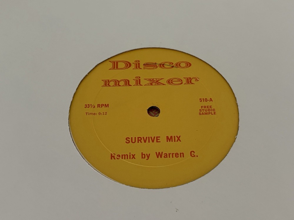 HOLLYWOOD MIXER 12″ SURVIVE MIX ~I WILL SURVIVE/AT MIDNIGHT LONG DJ MIX~