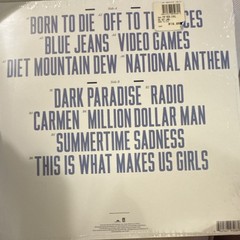 Lana Del Rey Born to Die LP Vinyl Record Interscope Records Pop English