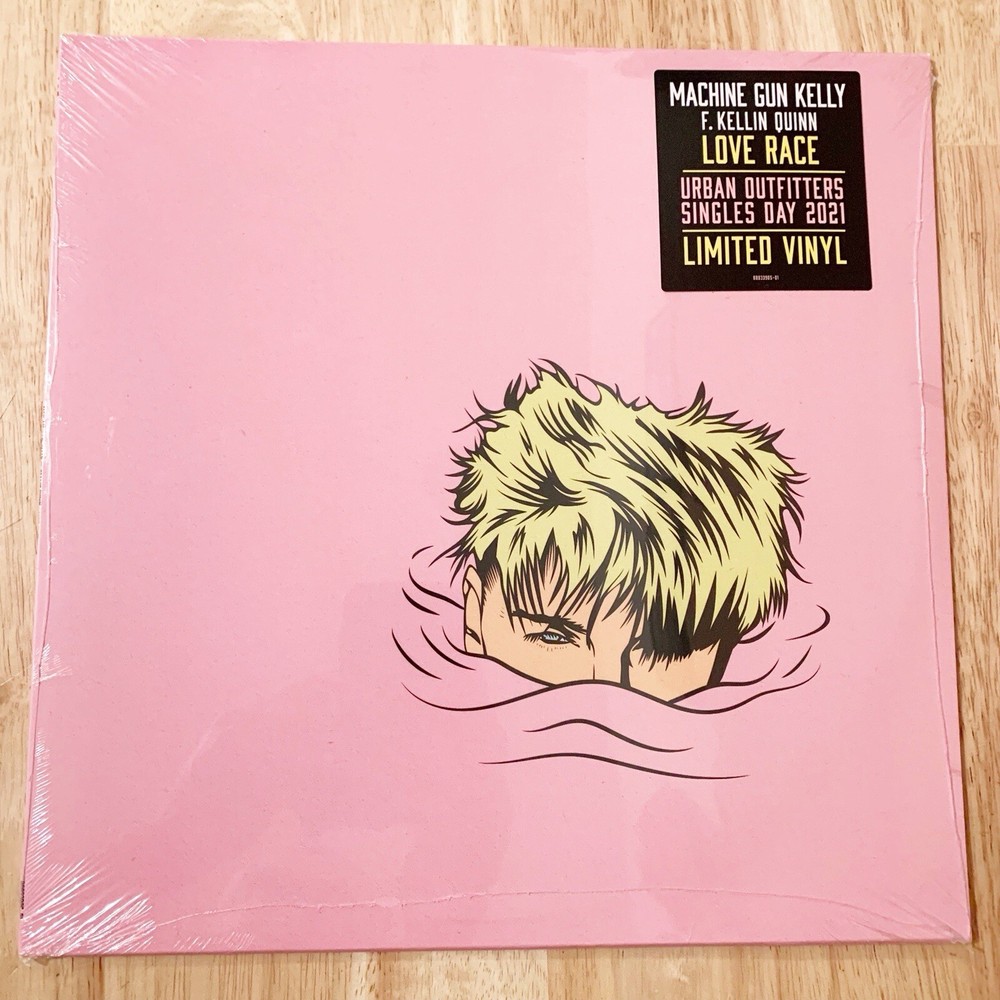 Machine Gun Kelly Love Race Limited Edition Single Black Vinyl LP NEW