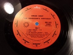 Uriah Heep Magicians Birthday Vinyl Record Album Mercury Records Gatefold