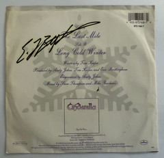 Cinderella 45 W/ PS Picture Sleeve “The Last Mile” Signed By Band RARE!