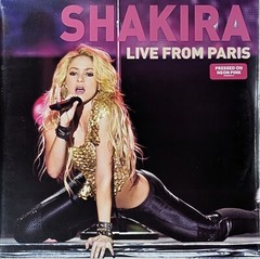 SHAKIRA Live From Paris SEALED limited edition 2LP Neon Pink Vinyl RSD