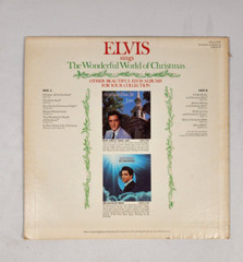 Elvis Presley Elvis Sings The Wonderful World of Christmas LP Vinyl Record VG+