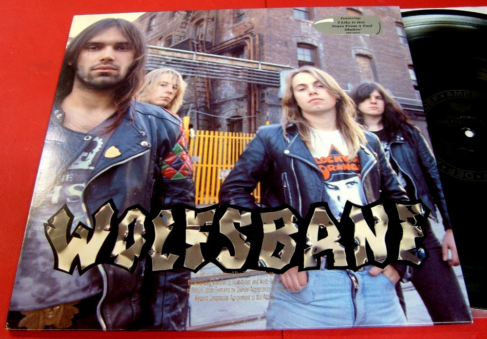 Wolfsbane “LIVE FAST, DIE FAST 1989, Def America DEF 24215 Orig Promo NM/NM