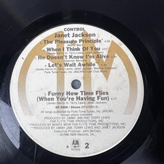 Janet Jackson Control 12″ LP Vinyl Pop R&B A&M Records 1980s