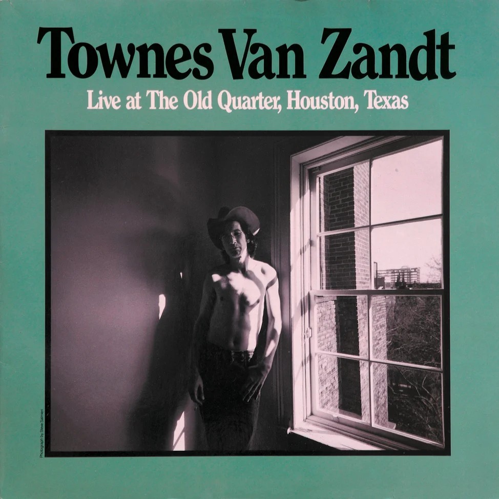 Townes Van Zandt Live At The Old Quarter 2-Vinyl LP Record Recorded 1973! NEW bl