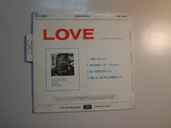 LOVE: (w/Arthur Lee) 7 And 7 Is + 3-France 7″ 66 Disques Vogue INT. 18095 EP PCV