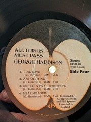 George Harrison All Things Must Pass Apple STCH 639 No Poster All Inner Sleeves