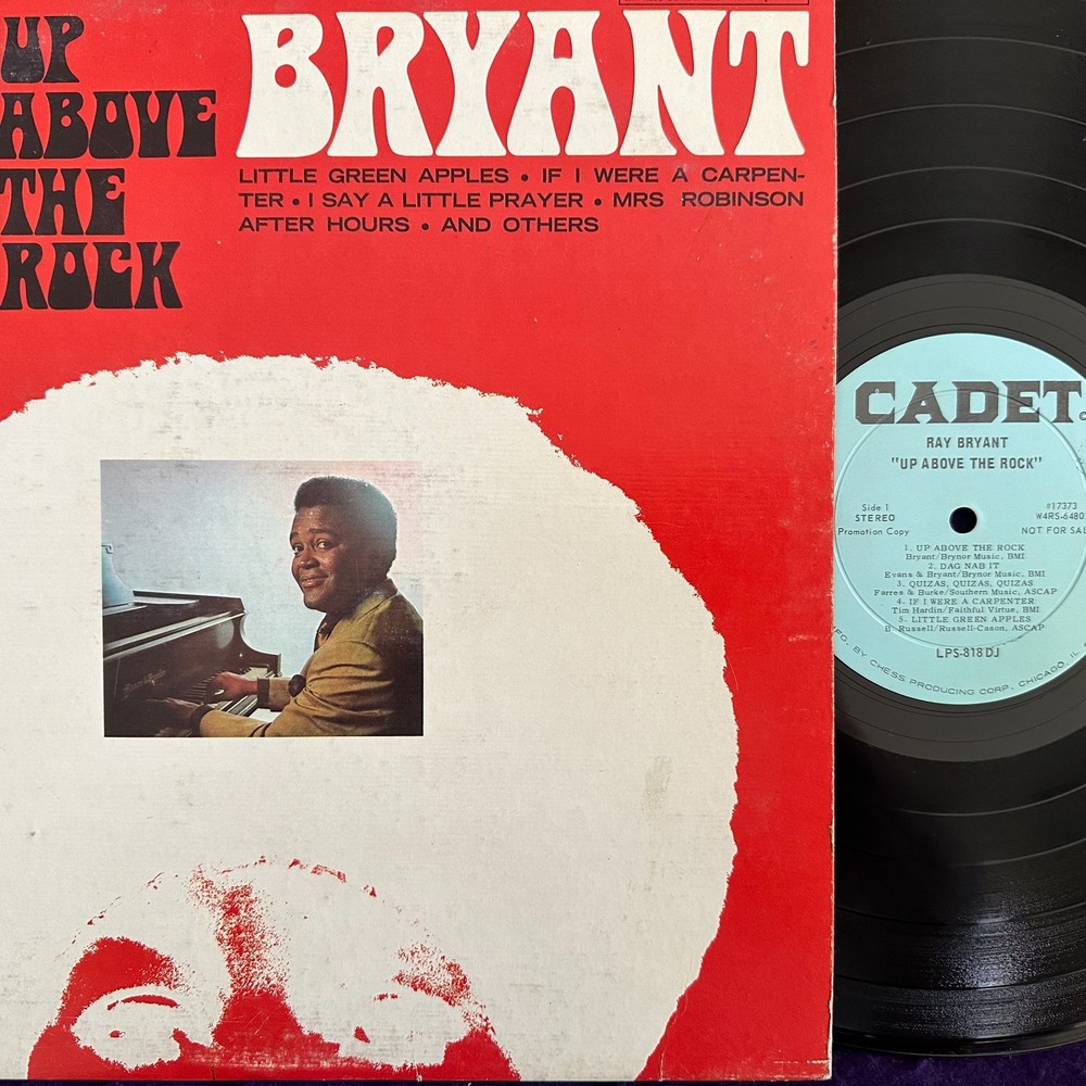 Promo ~ RAY BRYANT Up Above The Rock LP ’68 CADET LPS-818 Jazz Funk EX