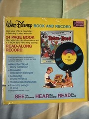 STORY OF DAVEY CROCKETT- 7″- 33 1/3 – SEALED RECORD – 24 PAGE READ ALONG BOOK