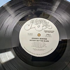 Johnny Winter Nothin’ But The Blues Blue Sky White Label Demo Promo