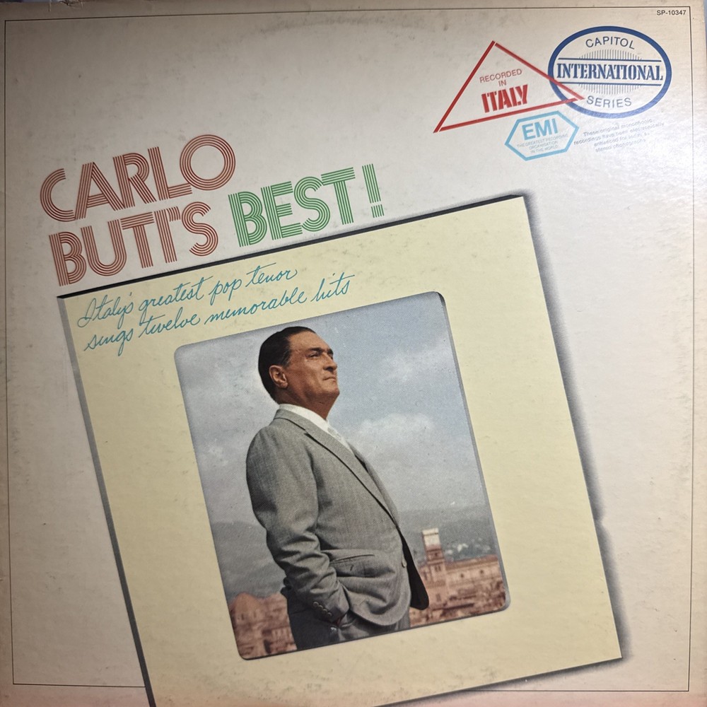 CARLO BUTI’S BEST-ORIGINAL CAPITOL INTERNATION RECORDS VINYL-USED