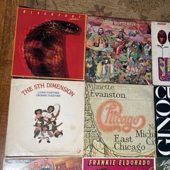 Vintage Vinyl Records Collection 25 LP Classic Rock Eclectic 1970s 80s Mixed Lot
