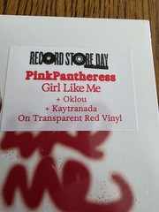PinkPantheress Girl Like Me RSD 2026 Warner Transparent Red Colored Vinyl LP