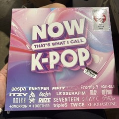 Various Artists NOW K-Pop 2024 Limited Edition Opaque Pink Vinyl LP Shrink Tear