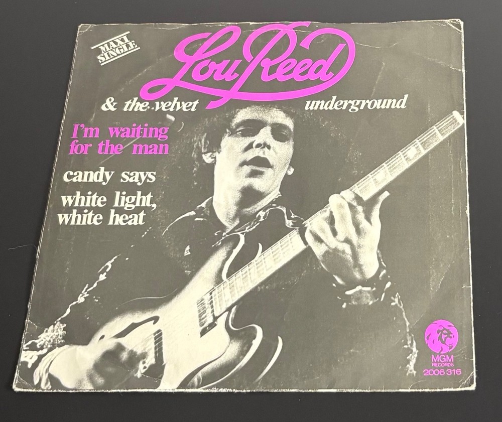 LOU REED & THE VU I’M WAITING FOR THE MAN DUTCH MAXI SINGLE MGM 2006 316 RARE PS