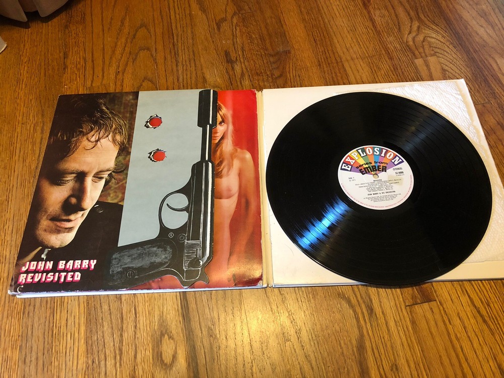 JOHN BARRY “Revisited” Original 1971 UK Ember LP 14-track EX Gatefold Cheesecake