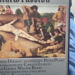 J.S. Bach St. Matthew Passion Otto Klemperer 5Lp Box 1962 Angel Sung In German